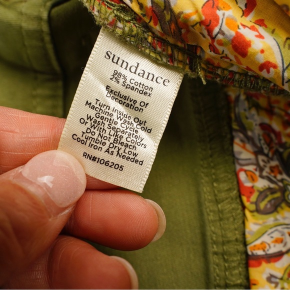 Sundance Catalog Embroidered Cargo Joggers - Picture 11 of 11